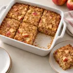 Apple cinnamon baked oatmeal recipe