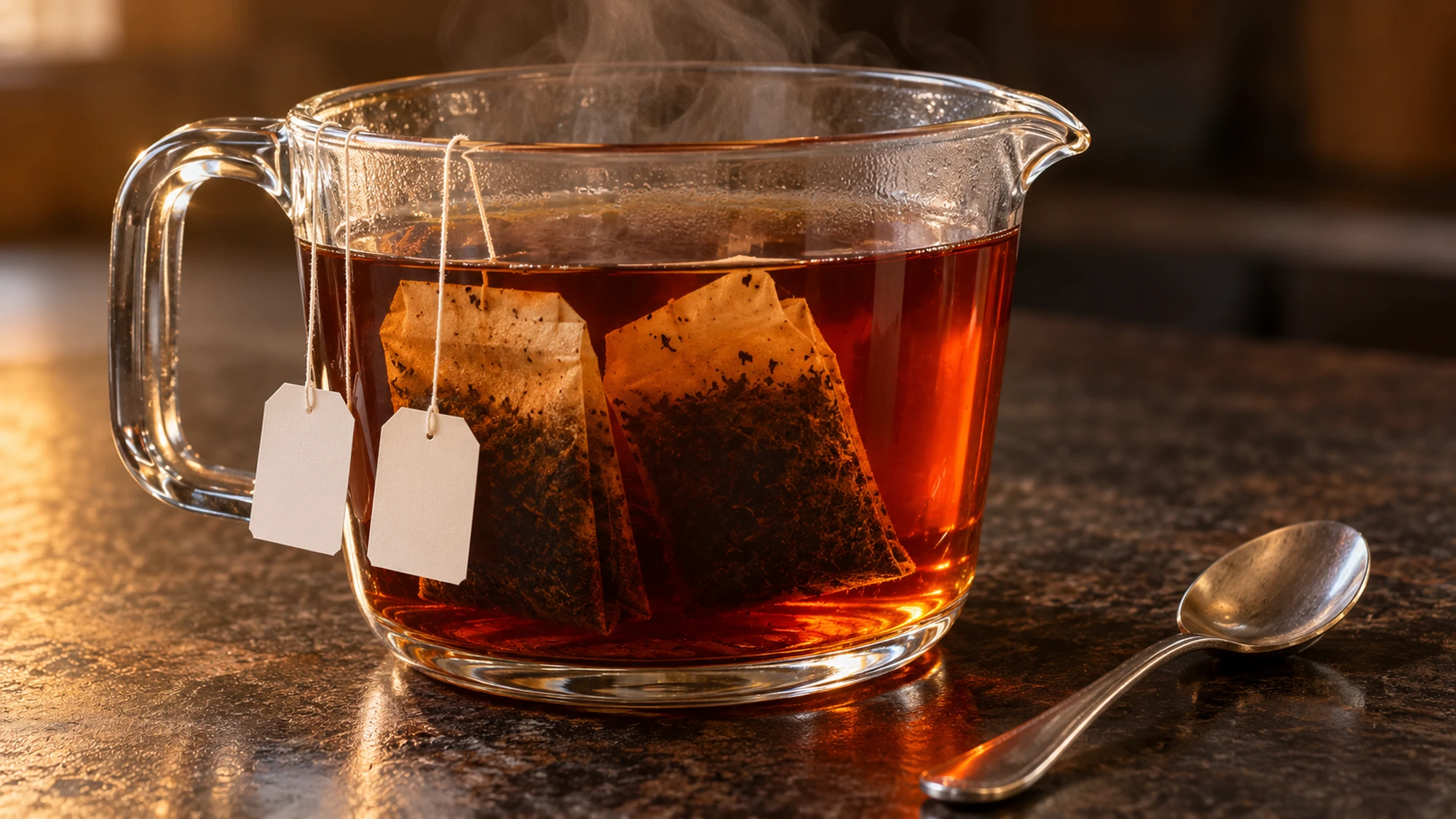 Tea bags for how to make iced tea with a black tea base